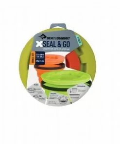 Uitgang 👍 Sea To Summit X-Seal & Go Set - Campingservies Inklapbaar - Beker + Schaal - Small - Lime/Oranje 🥰 -Kamperen-outdoor Verkoopwinkel 550x366 37