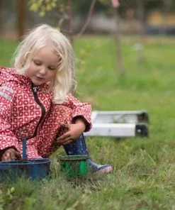 Goedkoop 🛒 Ducksday Regenpak Voor Kinderen Unisex - Funky Red - 98/104 🔔 -Kamperen-outdoor Verkoopwinkel 550x366 86