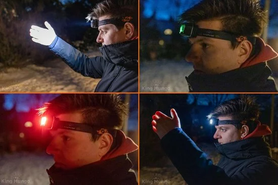 Nieuw π₯° Hoofdlamp LED Oplaadbaar Beige - Bewegingssensor - 300 Lumen - King Mungo KMHL034 π 8 Nieuw π₯° Hoofdlamp LED Oplaadbaar Beige - Bewegingssensor - 300 Lumen - King Mungo KMHL034 π - Afbeelding 8