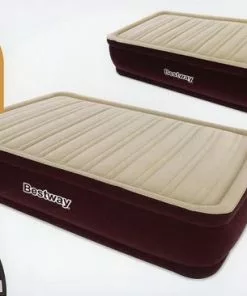 Korting 🎁 Bestway Comfort Raised Luchtmatras Met Ingebouwde Pomp Voor Binnen En Buitengebruik Incl. Draagtas - 191x97x43 Cm 👍 -Kamperen-outdoor Verkoopwinkel 550x366 96
