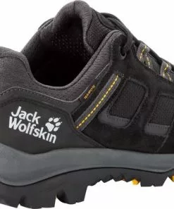 Kopen ⌛ Jack Wolfskin VOJO 3 TEXAPORE LOW M - Black / Burly Yellow XT - Mannen - Maat 43 ✨ -Kamperen-outdoor Verkoopwinkel 550x384 2