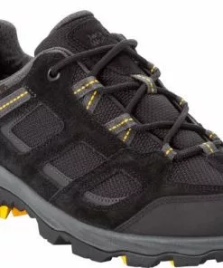 Kopen ⌛ Jack Wolfskin VOJO 3 TEXAPORE LOW M - Black / Burly Yellow XT - Mannen - Maat 43 ✨ -Kamperen-outdoor Verkoopwinkel 550x390 1