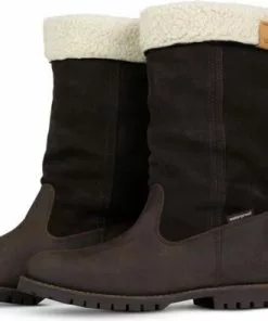 Flash-uitverkoop ⌛ MGO Leisure Wear MGO Bross Mucks - Leren Dameslaars - Waterdichte Laarzen - Wol Gevoerd - Bruin Suede Leer - Maat 39 🥰