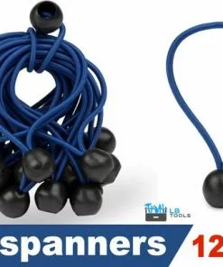 Korting 🎁 Lowbudget Tools 12 Stuks Zeilspanners Spanelastiek 16cm Tot 30cm Lang , Dekzeil Spanrubbers Met Bal, Spanelastieken Voor Zeil Elastiek Spanner, Tentspanner Met Bol, Zeilbinder Voor Boothoes 🤩