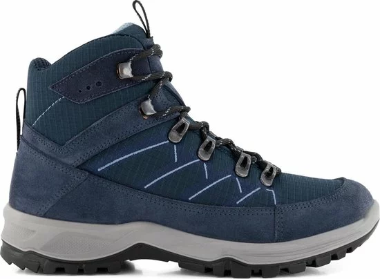 Korting ⭐ Travelin' Svendborg - Hoge Dames Wandelschoenen - Waterdicht En Ademend - Blauw Leer - Maat 38 ✔️ 1 Korting ⭐ Travelin' Svendborg - Hoge Dames Wandelschoenen - Waterdicht En Ademend - Blauw Leer - Maat 38 ✔️