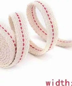 Gloednieuw 🤩 Urban Kr8 Urbankr8® - Olielamp Lont - Platte Lont - Brander - Katoen - 10mm Bij 3 M - 1 Stuk 😍