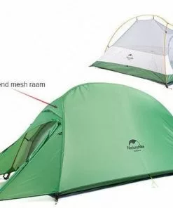 Beste deal 🛒 Cloud Up 1 Upgraded - Naturehike® - 1 Persoons Tent - Lichtgewicht Tent - Incl. Grondzeil - 210T 3000mm - Outdoor - Waterdicht - Hiking & Wandelen ✔️ -Kamperen-outdoor Verkoopwinkel 550x411 1