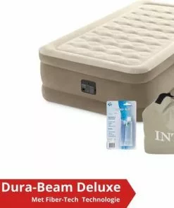Groothandel π Intex Luchtbed - Ultra Plush - Formaat: Twin - B99 X L191 X H46 Cm - Ingebouwde Pomp - Met Reparatieset β