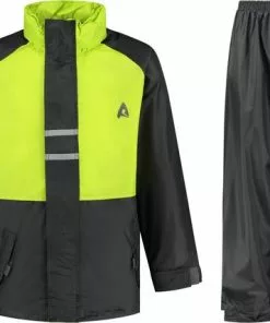 Hete verkoop ⭐ Ralka Regenpak - Junior - Lime/Antraciet - 116 ✔️ -Kamperen-outdoor Verkoopwinkel 550x428 4