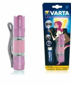 Flash-uitverkoop 🔔 Varta LED 💄 Lipstick Light Zaklamp LED Roze, Turkoois ❤️ -Kamperen-outdoor Verkoopwinkel 550x440 3