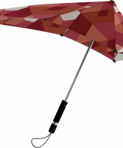 Goedkoopste π€© Senz° Original Stormparaplu - Ø 90 Cm - African Red Blocks π€©
