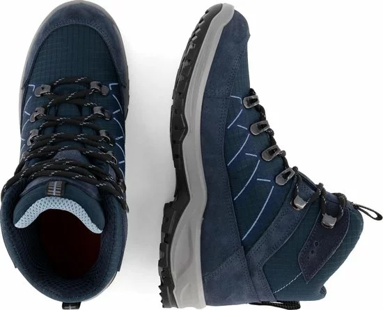 Korting ⭐ Travelin' Svendborg - Hoge Dames Wandelschoenen - Waterdicht En Ademend - Blauw Leer - Maat 38 ✔️ 8 Korting ⭐ Travelin' Svendborg - Hoge Dames Wandelschoenen - Waterdicht En Ademend - Blauw Leer - Maat 38 ✔️ - Afbeelding 8