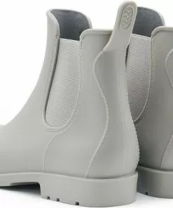 Flash-uitverkoop 🌟 Geweo Regenlaarzen - Wellington Chelsea Laarzen - Kerstmis - Kerstfeest - ❄ Christmas Gift - Middelhoge Schoen - Kort 🥾 Boots - Waterdichte - Dames - Grijs - Maat 36 🤩 -Kamperen-outdoor Verkoopwinkel 550x452