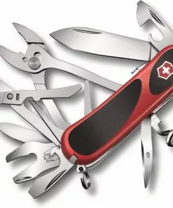 Hete verkoop ⌛ Victorinox EvoGrip S557 Zakmes 21 Functies Rood/Zwart 🤩