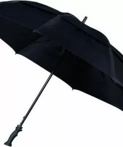 Hete verkoop β¨ Falcone Extra Sterke Stormparaplu Zwart Windproof 130 Cm β