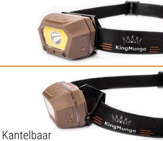 Nieuw π₯° Hoofdlamp LED Oplaadbaar Beige - Bewegingssensor - 300 Lumen - King Mungo KMHL034 π 12 Nieuw π₯° Hoofdlamp LED Oplaadbaar Beige - Bewegingssensor - 300 Lumen - King Mungo KMHL034 π - Afbeelding 12