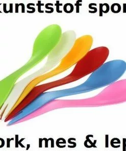 Gloednieuw ✨ Allesvoordeliger Spork Gekleurd Kunststof - Diverse Kleuren - 1 Spork ❤️