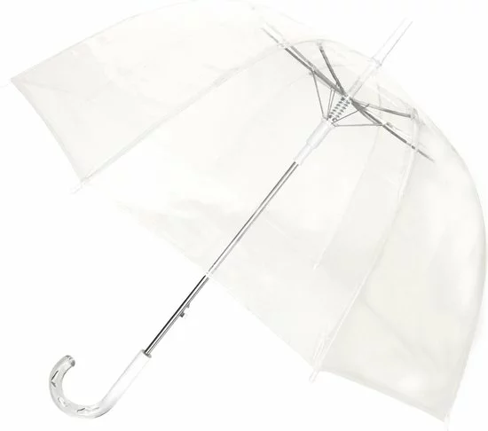 Nieuw 𧨠Smati Big Cloche Stormparaplu - Transparent - Auto Open - ø 85 Cm - Big Cloche Wit π 1 Nieuw 𧨠Smati Big Cloche Stormparaplu - Transparent - Auto Open - ø 85 Cm - Big Cloche Wit π