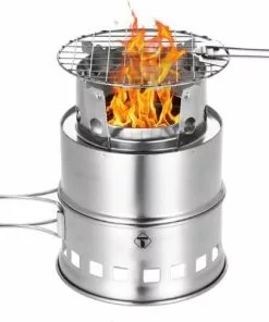 Hete verkoop π₯ Merkloos Calodi® Houtkachel Voor Kamperen - Kampeer Kachel - Koken - Camping - Kooktoestel - Draagbaar & Compact - Multifunctioneel π