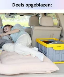 Goedkoop 🛒 CaseProtect HG Opblaasbaar Auto Matras - Auto Luchtbed Zwart - Achterbank En Achterbak - Tweepersoons 3-in-1 Universeel Automatras - Inclusief Elektrische Pomp En Accessoires - Kampeer Luchtbed Voor Reizen 🔥 -Kamperen-outdoor Verkoopwinkel 550x493 3