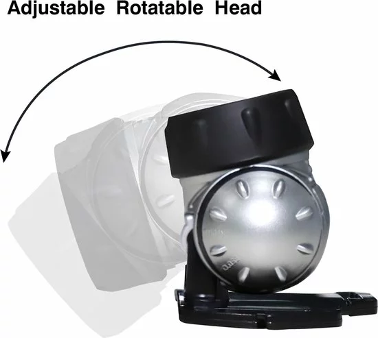 Gloednieuw π₯° BES LED LED Hoofdlamp - Aigi Slico - Waterdicht - 50 Meter - Kantelbaar - 23 LED's - 1.1W - Zilver | Vervangt 9W π 6 Gloednieuw π₯° BES LED LED Hoofdlamp - Aigi Slico - Waterdicht - 50 Meter - Kantelbaar - 23 LED's - 1.1W - Zilver | Vervangt 9W π - Afbeelding 6