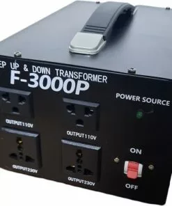 Begroting 🤩 F-3000P Omvormer 3000 Watt Automatisch Step Up & Step Down USA 110V-220V / EU 220V-110V Converter (3000W) Spanningsomvormer Voltage Converter 220V Naar 110V Transformer Met Ingebouwde Circuit Beveiliging 🛒