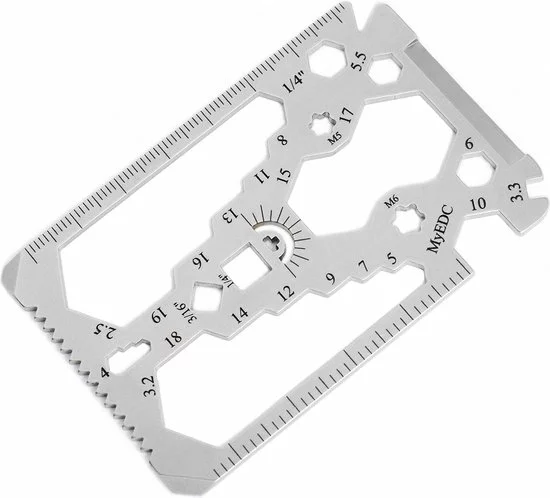 Groothandel ⌛ MyEDC - Wallet Card 34 In 1 - Multitool Gadget Met 34 Functies - Credit Card Formaat Multi Tool - Survival Gadget ❤️ 1 Groothandel ⌛ MyEDC - Wallet Card 34 In 1 - Multitool Gadget Met 34 Functies - Credit Card Formaat Multi Tool - Survival Gadget ❤️