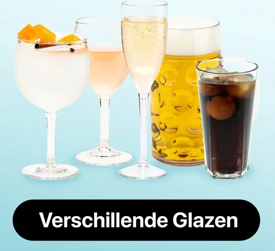 Begroting π MyDrinkglass Plastic Wijnglazen Lissabon | Plastic Wijnglazen | 2 Stuks | Wijnglazen Witte Wijn | Wijnglazen Rood | Wijnglazen Set | Plastic Glazen | Zero Waste | Herbruikbaar | Onbreekbaar Wijnglas | 270 Ml | π 4 Begroting π MyDrinkglass Plastic Wijnglazen Lissabon | Plastic Wijnglazen | 2 Stuks | Wijnglazen Witte Wijn | Wijnglazen Rood | Wijnglazen Set | Plastic Glazen | Zero Waste | Herbruikbaar | Onbreekbaar Wijnglas | 270 Ml | π - Afbeelding 4