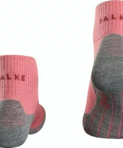 Gloednieuw 🥰 FALKE TK5 Wander Short Wandelsokken Kort Zacht Thermisch Anti-blaar Antizweet Zonder Motief Met Elastische Boord Admend Merinowol Rood Dames Sportsokken - Maat 39-40 🌟 -Kamperen-outdoor Verkoopwinkel 550x502 5
