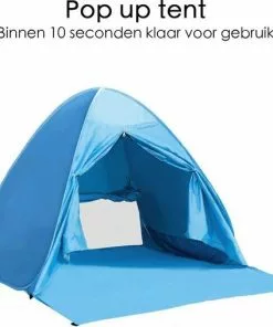 Goedkoopste ❤️ Merkloos Pop-up Tent - Strandtent - Opvouwbaar - Blauw 🔔 -Kamperen-outdoor Verkoopwinkel 550x507 1