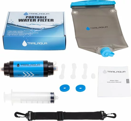 Beste deal π TrailAqua Waterfilter Survival 0.1Micron - Filtert Bacteriën - Snelle Drinkwaterfilter En Waterzuivering Met Waterzak Voor Outdoor, Kamperen, Preppen En Wandelen π― 3 Beste deal π TrailAqua Waterfilter Survival 0.1Micron - Filtert Bacteriën - Snelle Drinkwaterfilter En Waterzuivering Met Waterzak Voor Outdoor, Kamperen, Preppen En Wandelen π― - Afbeelding 3