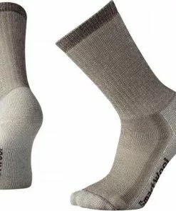 Korting ✔️ Smartwool Hiking Medium Crew Wandelsokken Taupe Unisex 😍