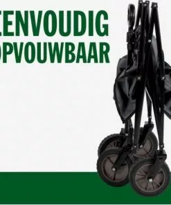 Nieuw 🤩 Camp Active Hoogwaardige Bolderkar Opvouwbaar - Antraciet - Kinderen - Baby - Opslagkar - Bolderwagen - Tuinkar - Bolderkarren 🥰 -Kamperen-outdoor Verkoopwinkel 550x512 4