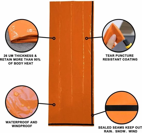 Coupon ❤️ A.K.A. Survival-slaapzak, Noodbivakzak Noodreddingsdeken Herbruikbaar Prepper Oekraïne Ramp Doomsday ⌛ 7 Coupon ❤️ A.K.A. Survival-slaapzak, Noodbivakzak Noodreddingsdeken Herbruikbaar Prepper Oekraïne Ramp Doomsday ⌛ - Afbeelding 7