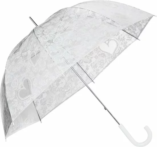 Goedkoopste π Discountershop Paraplu Met Hartjes TRANSPARANT - HANDOPENING - Ø 95 CM - TRANSPARANT - Paraplu - Fashion Dessin π 2 Goedkoopste π Discountershop Paraplu Met Hartjes TRANSPARANT - HANDOPENING - Ø 95 CM - TRANSPARANT - Paraplu - Fashion Dessin π - Afbeelding 2
