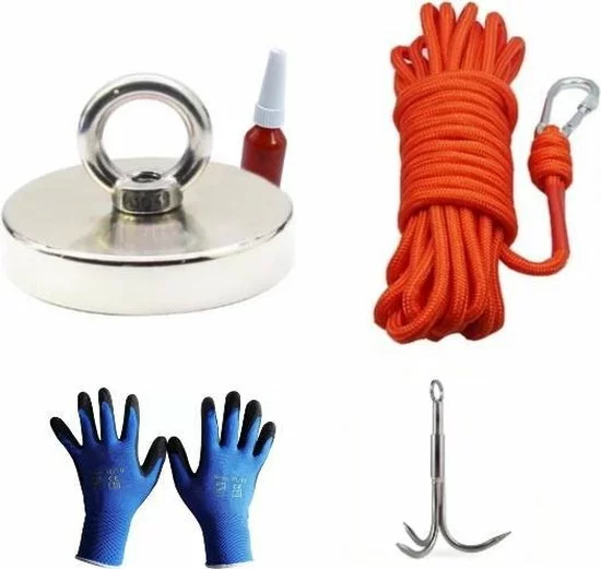 Top 10 🥰 Megaset 400kg | Forcemagneten | Magneetvissen Set | Inclusief Dreghaak ⭐ 1 Top 10 🥰 Megaset 400kg | Forcemagneten | Magneetvissen Set | Inclusief Dreghaak ⭐