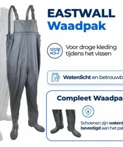 Uitgang 🥰 EASTWALL Waadpak Maat 42 - Waterdicht PVC Pak - Waadbroek Met Laarzen - Visserspak - Waterdicht Tuinpak - Warmtepak - Grijs/blauw 👍 -Kamperen-outdoor Verkoopwinkel 550x523 1