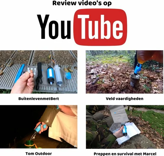 Beste deal π TrailAqua Waterfilter Survival 0.1Micron - Filtert Bacteriën - Snelle Drinkwaterfilter En Waterzuivering Met Waterzak Voor Outdoor, Kamperen, Preppen En Wandelen π― 4 Beste deal π TrailAqua Waterfilter Survival 0.1Micron - Filtert Bacteriën - Snelle Drinkwaterfilter En Waterzuivering Met Waterzak Voor Outdoor, Kamperen, Preppen En Wandelen π― - Afbeelding 4