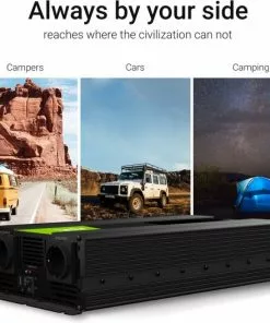 Korting 😉 GREEN CELL Omvormer 24V Naar 230V Zuivere Sinusgolf 2000W. 👍 -Kamperen-outdoor Verkoopwinkel 550x527 8