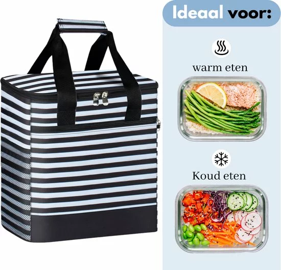 Beste Pirce π VAIVE Luxe Koeltas Met Rits - Strandtas - Lunchtas - Tas Voor Lunch βοΈ 4 Beste Pirce π VAIVE Luxe Koeltas Met Rits - Strandtas - Lunchtas - Tas Voor Lunch βοΈ - Afbeelding 4