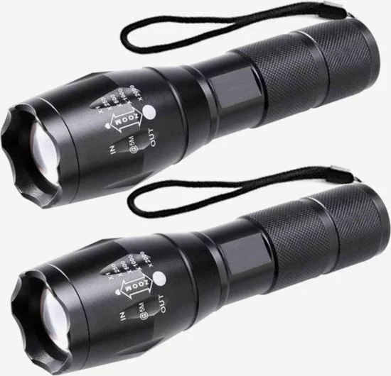 Goedkoopste π LED Tactical Flashlight, BINWO Super Bright High Lumen XML T6 LED Flashlights Portable Outdoor Water Resistant Torch Light Zoomable Flashlight With 5 Light Modes, 2 Pack π 1 Goedkoopste π LED Tactical Flashlight, BINWO Super Bright High Lumen XML T6 LED Flashlights Portable Outdoor Water Resistant Torch Light Zoomable Flashlight With 5 Light Modes, 2 Pack π