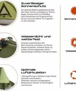 Flash-uitverkoop 🧨 Where Tomorrow Solo Tent 225X100X57 Cm - Groen - 1 Persoons 🎉 -Kamperen-outdoor Verkoopwinkel 550x532 3