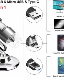 Top 10 ✔️ A.K.A. USB Microscoop Camera 40X Tot 1000X - Digitale Microscoop Met Metalen Stand & Draagtas Compatibel Met Android Windows 7 8 10 Linux Mac, Draagbare Microscoop Camera Voor Kinderen Stude 🔔 -Kamperen-outdoor Verkoopwinkel 550x535 3