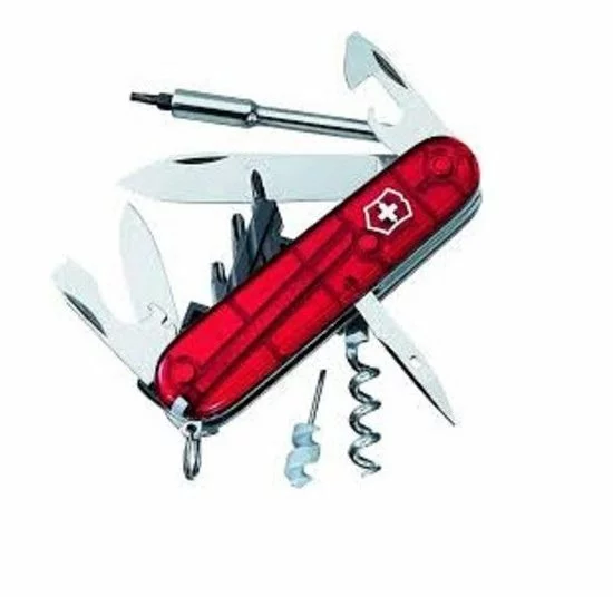 Promo π Victorinox CyberTool 29 Functies Transparant Rood π€© 1 Promo π Victorinox CyberTool 29 Functies Transparant Rood π€©