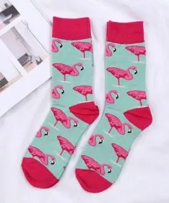 Promo 😍 Akyol Sokken - Flamingo Sokken - Flamingo - Roze -flamingo Sokken Maat 36-42 -socks Flamingo -socks -afscheidscadeau - Cadeau Voor Juf -kerst Cadeau -dieren Sokken 😍