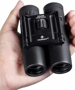 Gloednieuw 👏 Merkloos Verrekijker Compact - 10x25 - Klein En Lichtgewicht - Rubberen Omhulsel - Mini Pocketverrekijker Met Volledig Gecoate Lens - Voor Op Reis, Wandelen, Vogels Kijken ✨