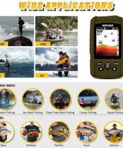 Nieuw 💯 LUCKY LAKER LUCKY Draagbare Sonar Viszoeker Bootdiepte Vissen Fischfinder Waterdicht Handheld Draadloze Visvinder Kajak Dieptemeter Voor Ijsvissers 🎉 -Kamperen-outdoor Verkoopwinkel 550x538 14