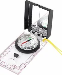 Groothandel ✔️ De Snuffelaar® Multifunctioneel Kompas - Draagbaar Buitenshuis Kamperen Wandelen 🎒 Backpacken Zakkompas Met Kaartliniaal, Spiegel, Draagkoord - Navigatiekompas-noodpakket Om Buiten Te Overleven ✨