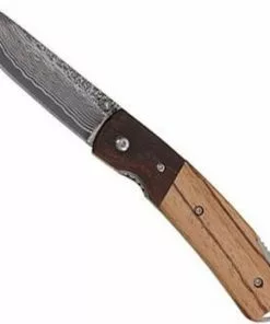 Promo 💯 Homeij Riccio Zakmes - Damast RVS / Rozenhout / Zebrahout 👏