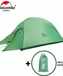 Beste deal π Cloud Up 1 Upgraded - Naturehike® - 1 Persoons Tent - Lichtgewicht Tent - Incl. Grondzeil - 210T 3000mm - Outdoor - Waterdicht - Hiking & Wandelen βοΈ